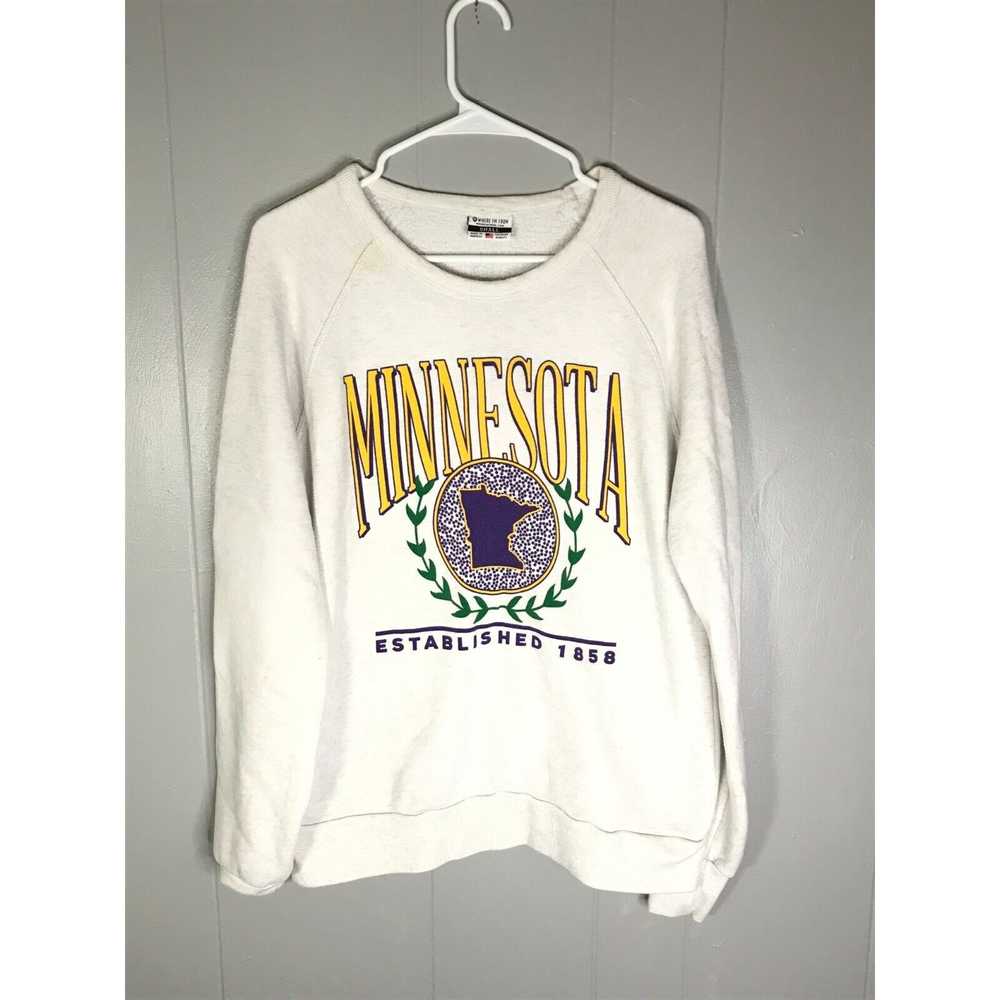 Vintage Vintage 1990s True Fan Minnesota State Lo… - image 1