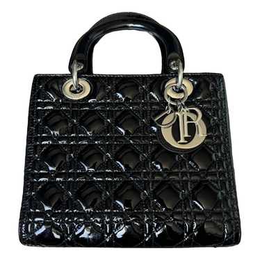 Dior Lady Dior patent leather handbag