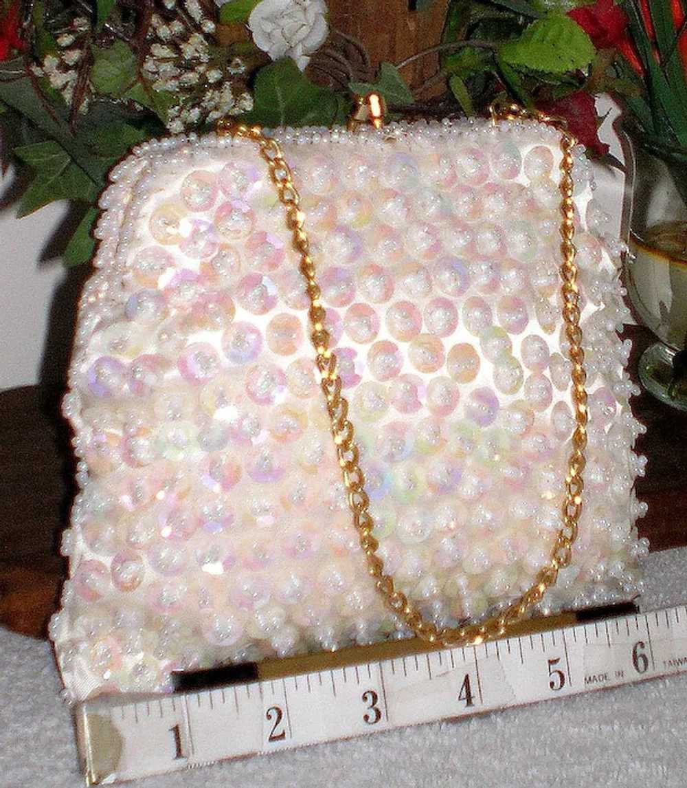 1950's Mister Ernst Sequined Beaded Clutch - image 7