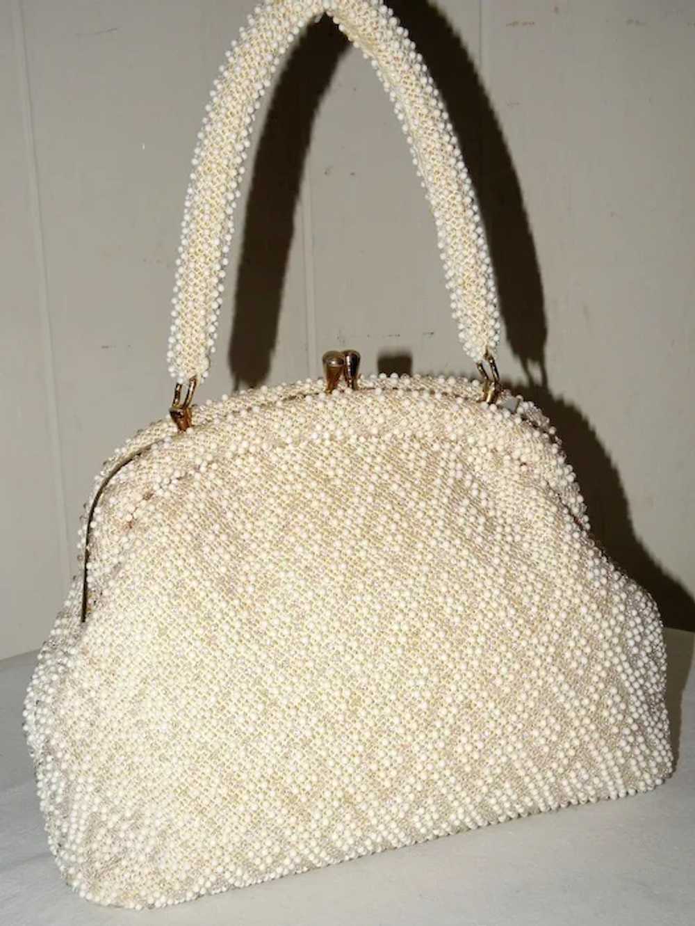 1950's Framed Beaded Handbag - image 7