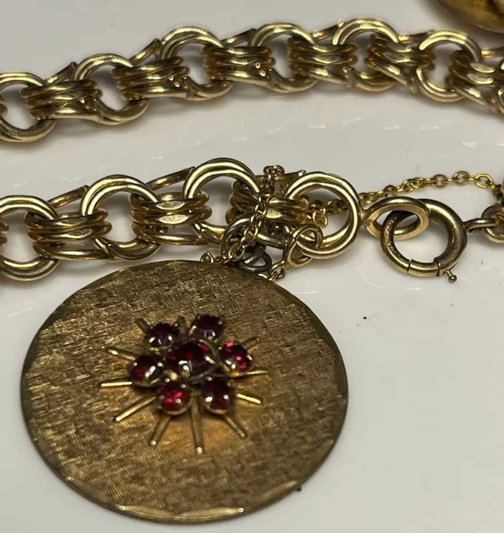 Fantastic Vintage 12k Gold-Filled Charm Bracelet - image 5