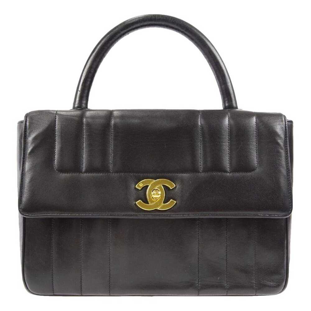 Chanel Mademoiselle leather handbag - image 1
