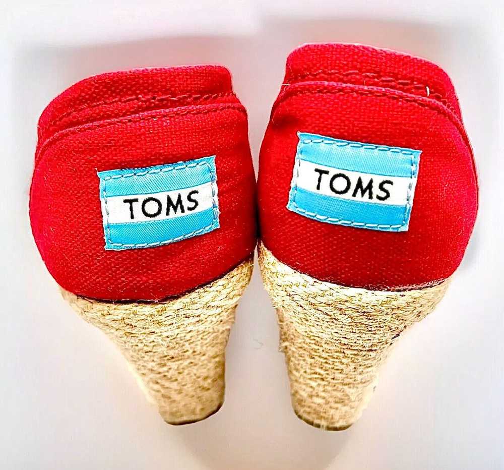 Toms TOMS Women’s Classic Red Wedge Sandals - image 5