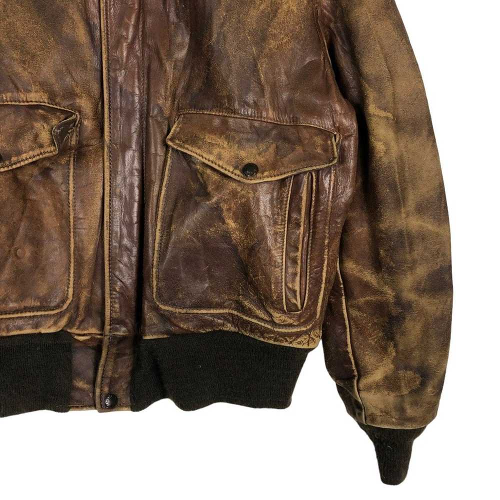 A2 Flyers Leather × Schott × Vintage 🔥VINTAGE A2… - image 6