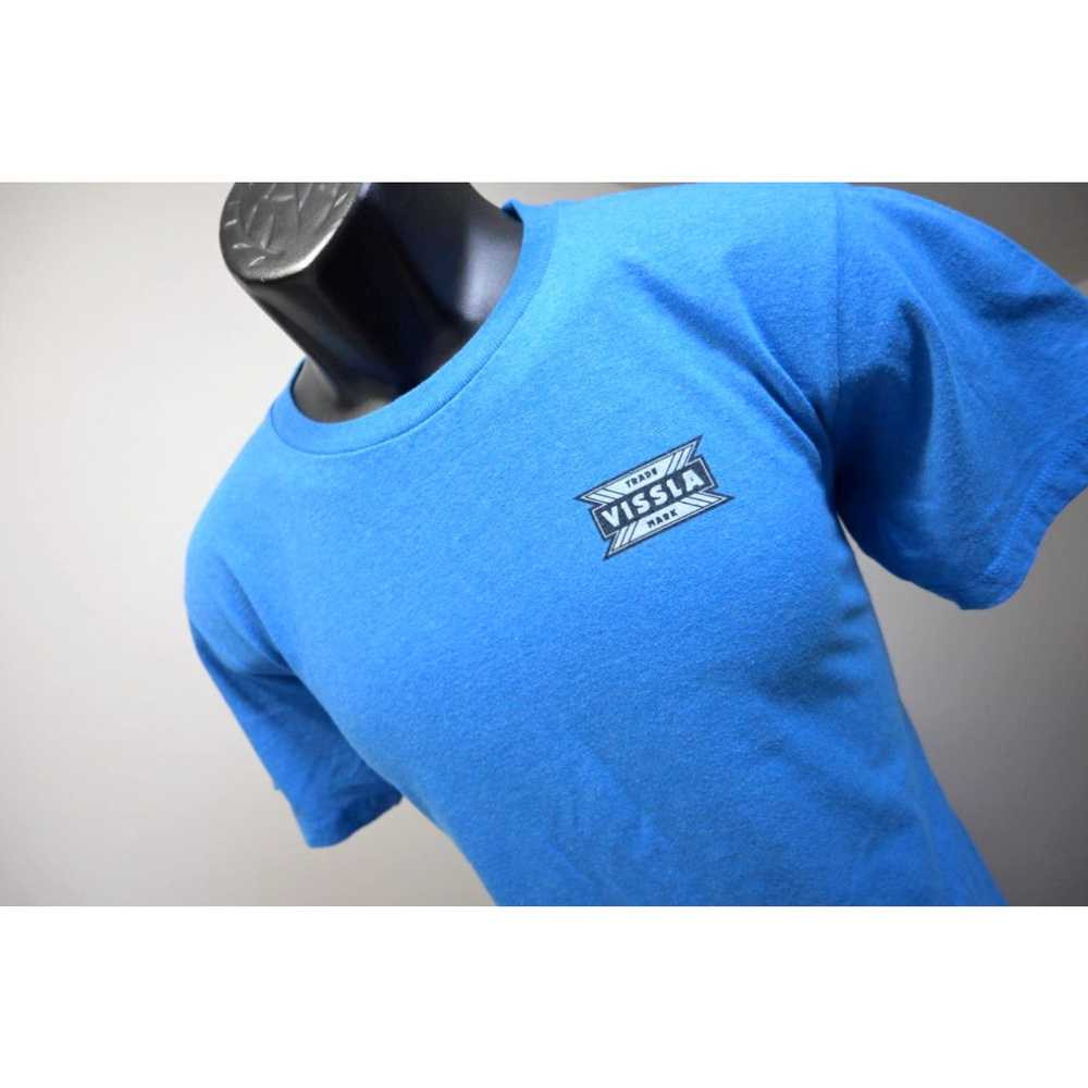Vissla Vissla Tee Shirt Blue Cotton Poly Blend Sh… - image 1