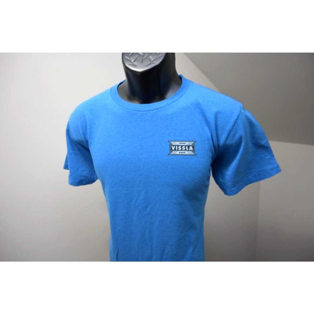 Vissla Vissla Tee Shirt Blue Cotton Poly Blend Sh… - image 2