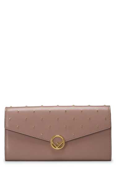 Pink Leather 'F is Fendi' Wallet On Chain (WOC)
