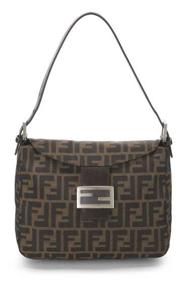 Brown Zucca Canvas Shoulder Bag Send in SMS Send … - image 1