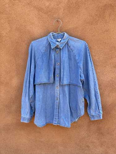 Unique Denim Blouse by FStop