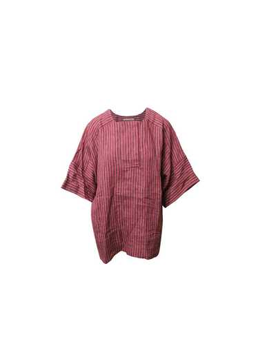 Product Details Pink striped linen Lhena tunic top