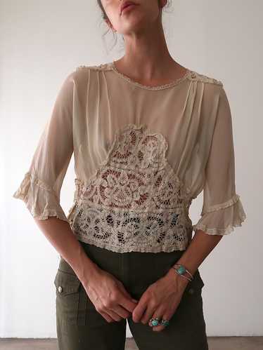 Sheer Lace Top