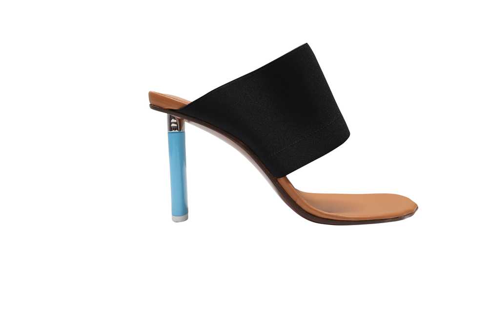 Product Details Black Stretch Canvas Lighter-heel… - image 1