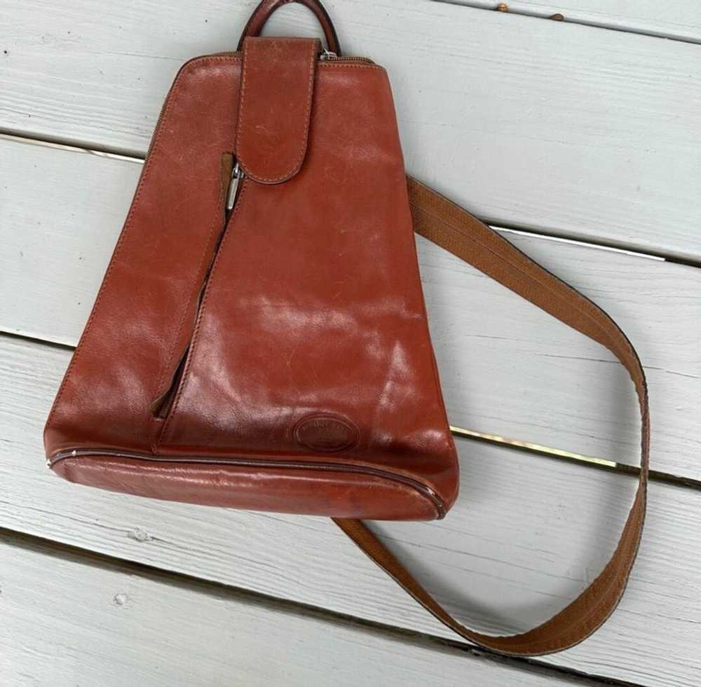 Unknown italian leather convertible sling bag |… - image 2