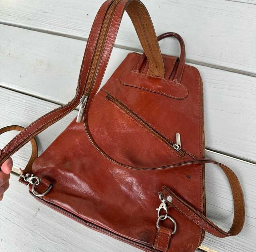 Unknown italian leather convertible sling bag |… - image 3