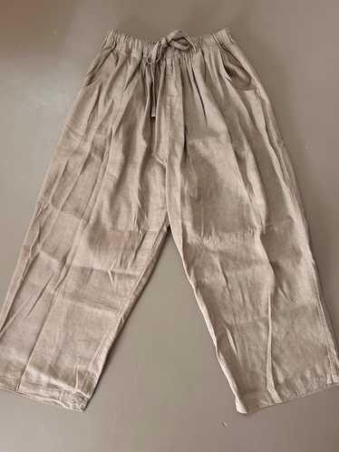 Ichi Antiquités Azumadaki Silk/Linen Pants (One…