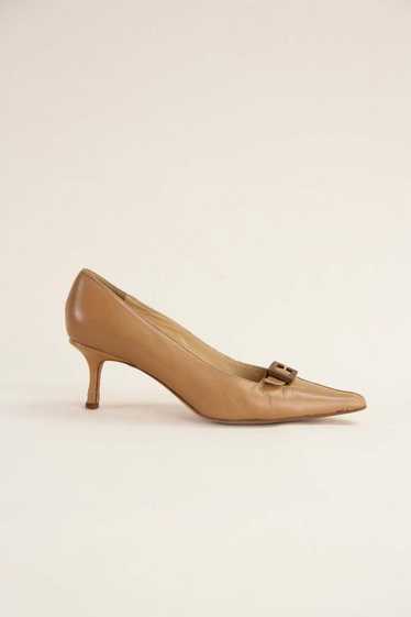 Vintage Jimmy Choo Heels - Camel