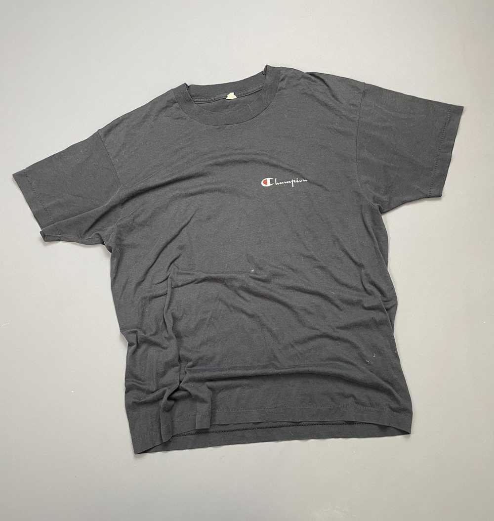 BOOTLEG CHAMPION LOGO SINGLE STITCH T-SHIRT - image 1