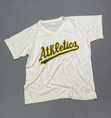 AS-IS MLB OAKLAND ATHLETICS DEEP V T-SHIRT