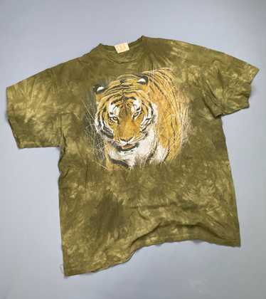 THE MOUNTAIN TIGER GRAPHIC ON MINERAL WASH T-SHIRT