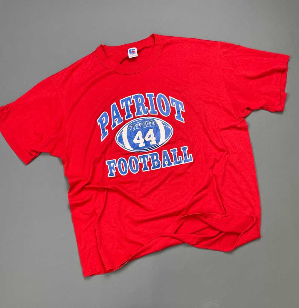 PATRIOTS FOOTBALL #44 GRAPHIC SINGLE STITCH T-SHI… - image 1