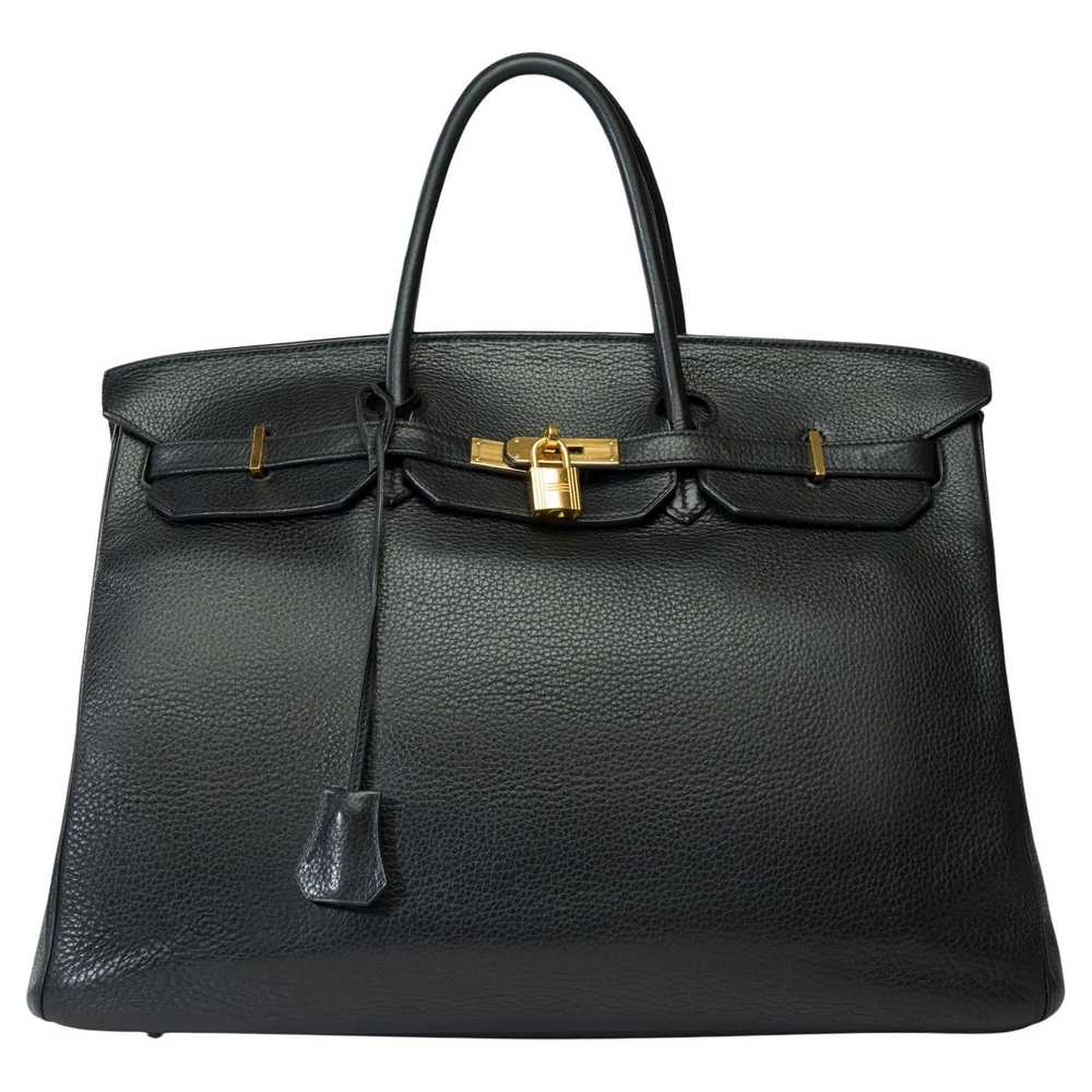 Hermes HERMES Classy Birkin 40 handbag in Black T… - image 1