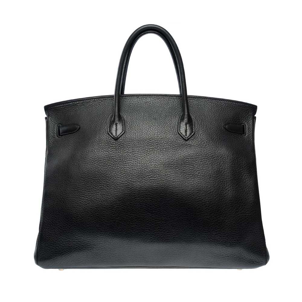 Hermes HERMES Classy Birkin 40 handbag in Black T… - image 3