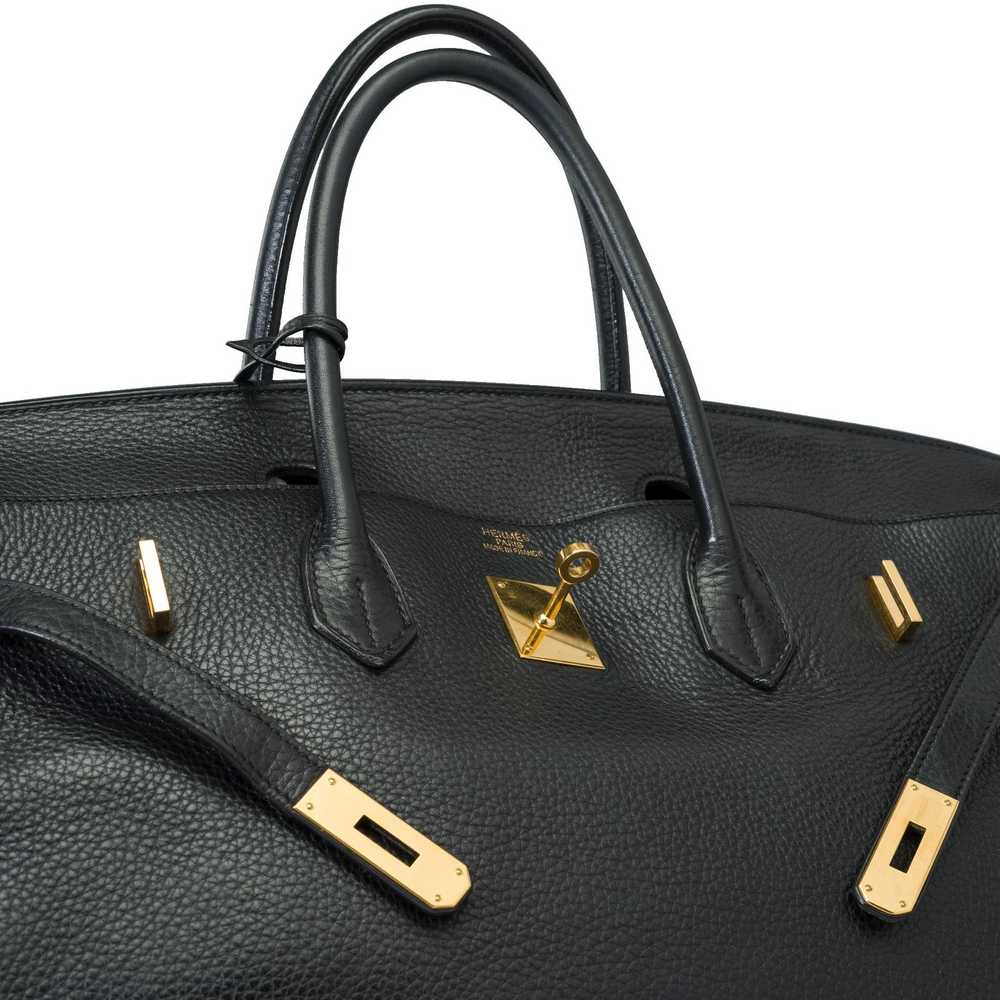 Hermes HERMES Classy Birkin 40 handbag in Black T… - image 6