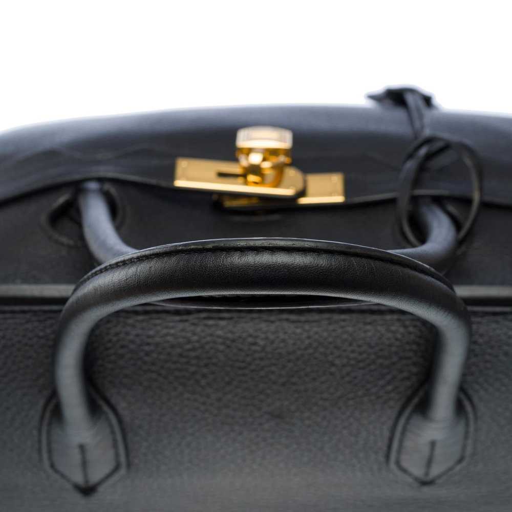 Hermes HERMES Classy Birkin 40 handbag in Black T… - image 9