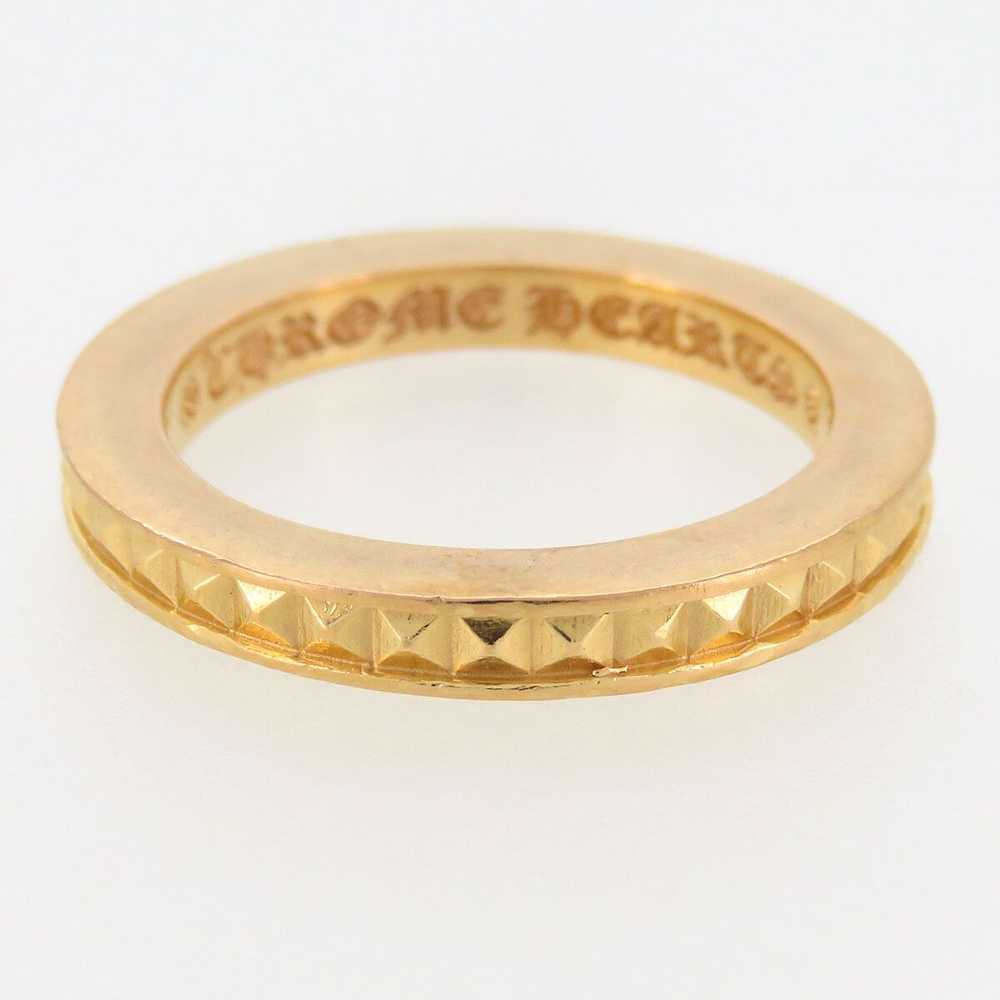 Chrome Hearts Chrome Hearts Gold Punk Ring - Size… - image 2