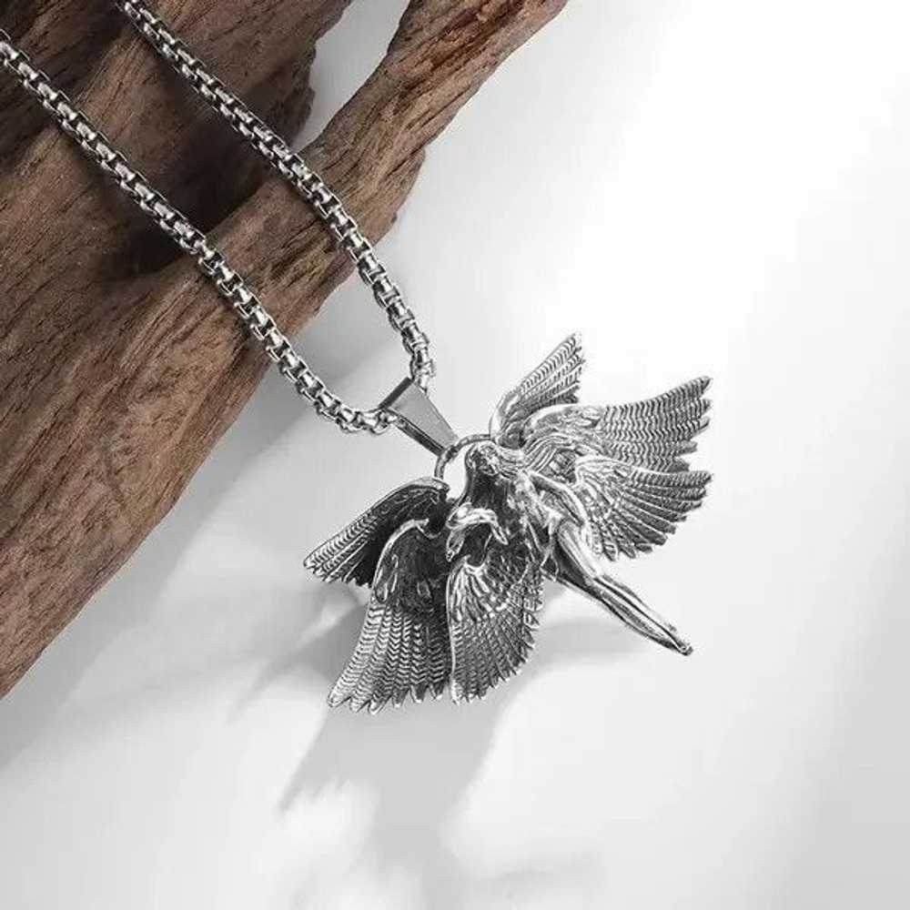 Streetwear × Vintage Vintage Angel Wings Necklace - image 3