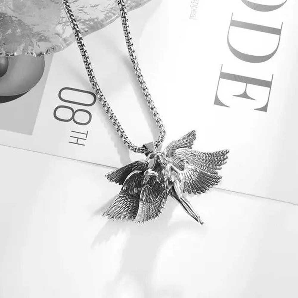 Streetwear × Vintage Vintage Angel Wings Necklace - image 4