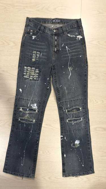 Japanese Brand DOLL Jeans Distressed Denim