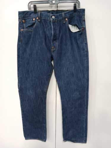 Levi's Levis 501 Straight Leg Blue Jeans Size 38x3