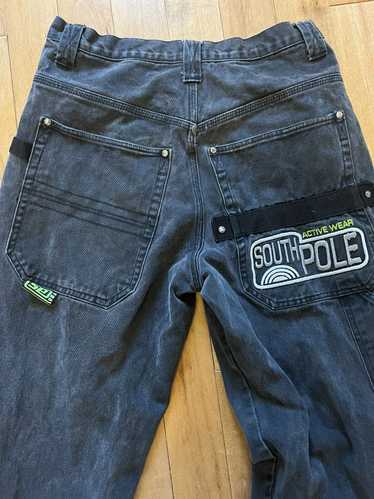 Southpole Black and green southpole jeans