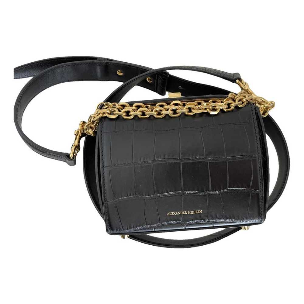 Alexander McQueen Box 16 leather clutch bag - image 1