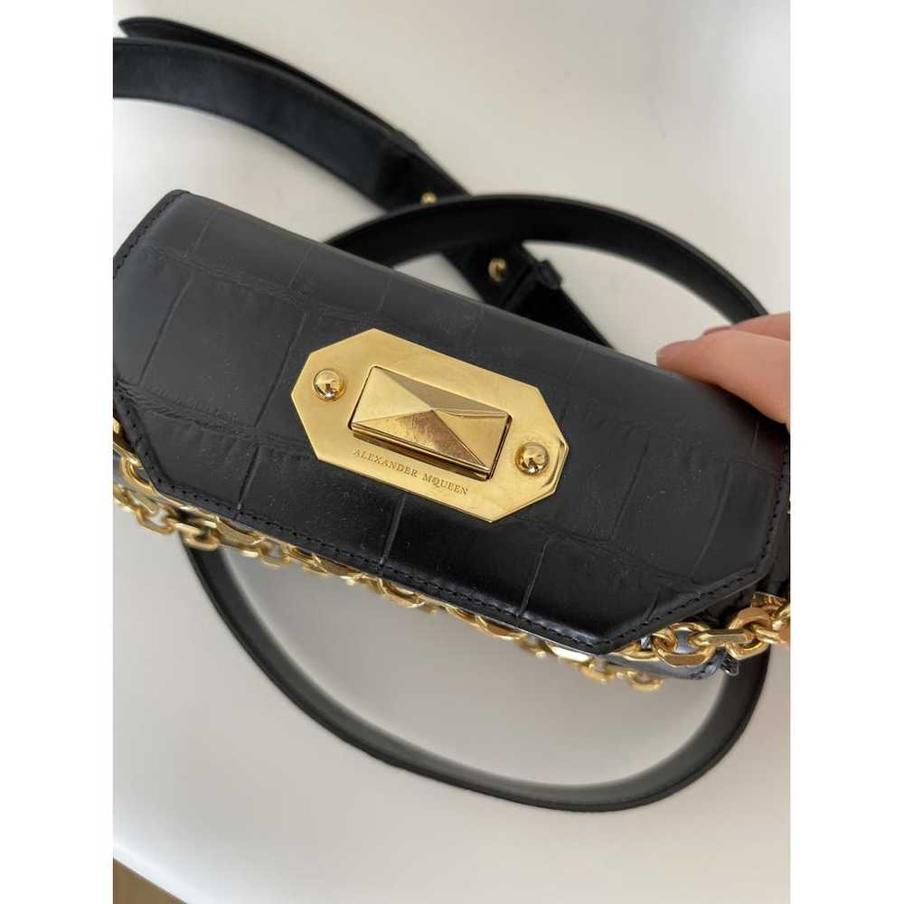 Alexander McQueen Box 16 leather clutch bag - image 5