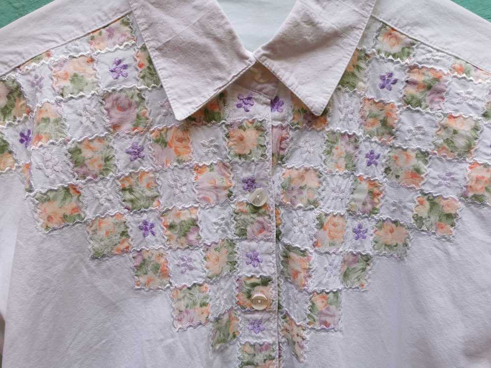 Chemise en coton brodé - image 4