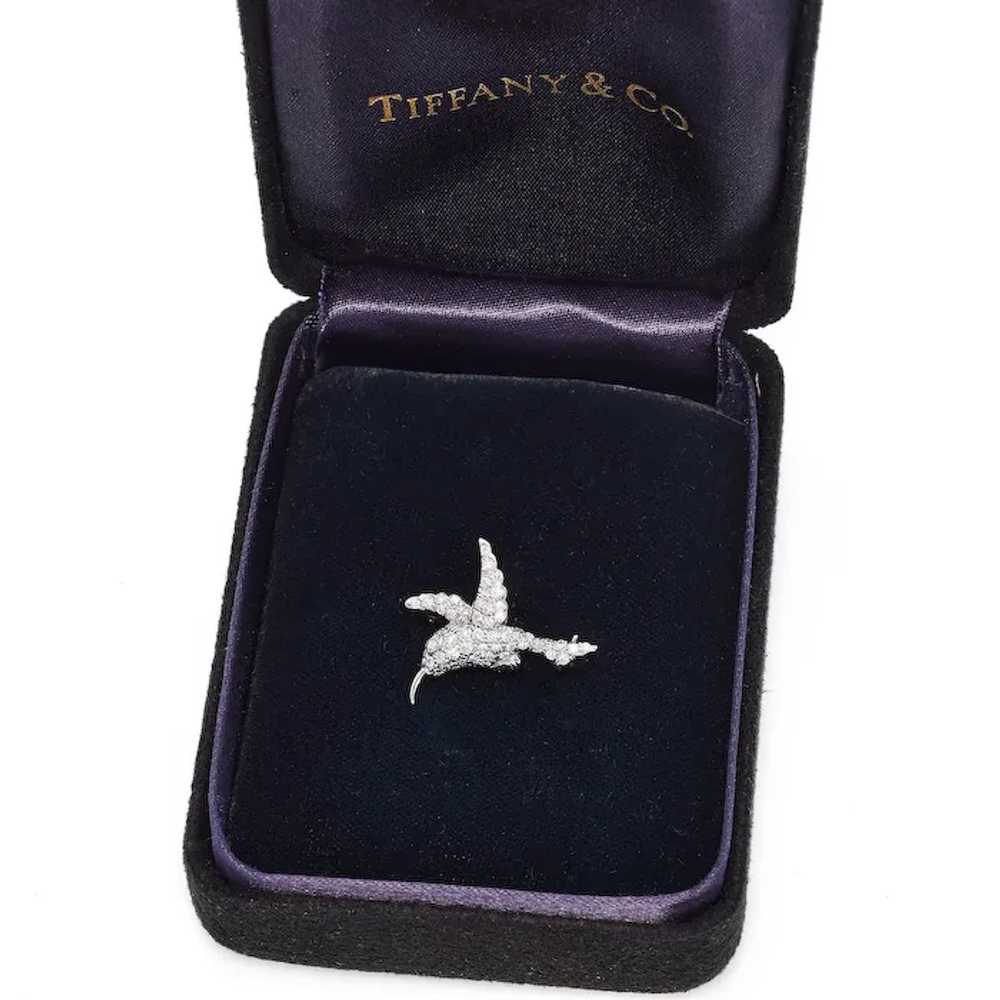 Vintage Tiffany & Co. 950 Platinum Diamond Hummin… - image 5