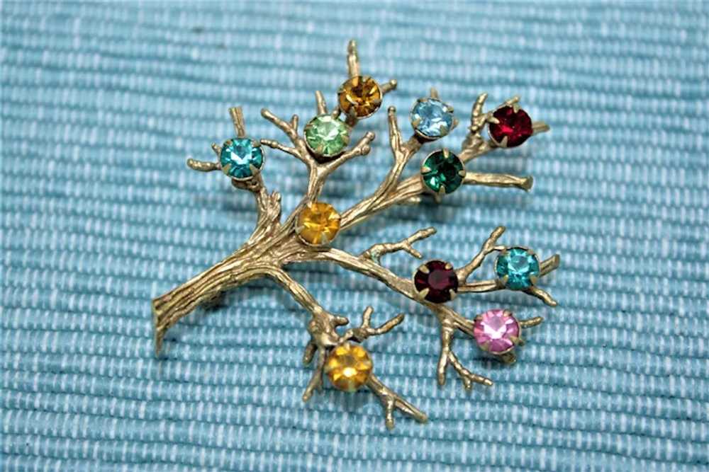 Vintage Sarah Coventry Family Tree Brooch - image 2