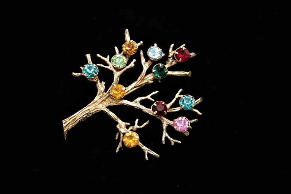 Vintage Sarah Coventry Family Tree Brooch - image 3