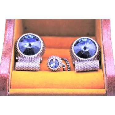 Incredible Set of Mesh Cufflinks & Tie offers Tack