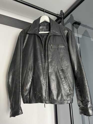 Chevignon × Vintage Chevignon very worn leather b… - image 1