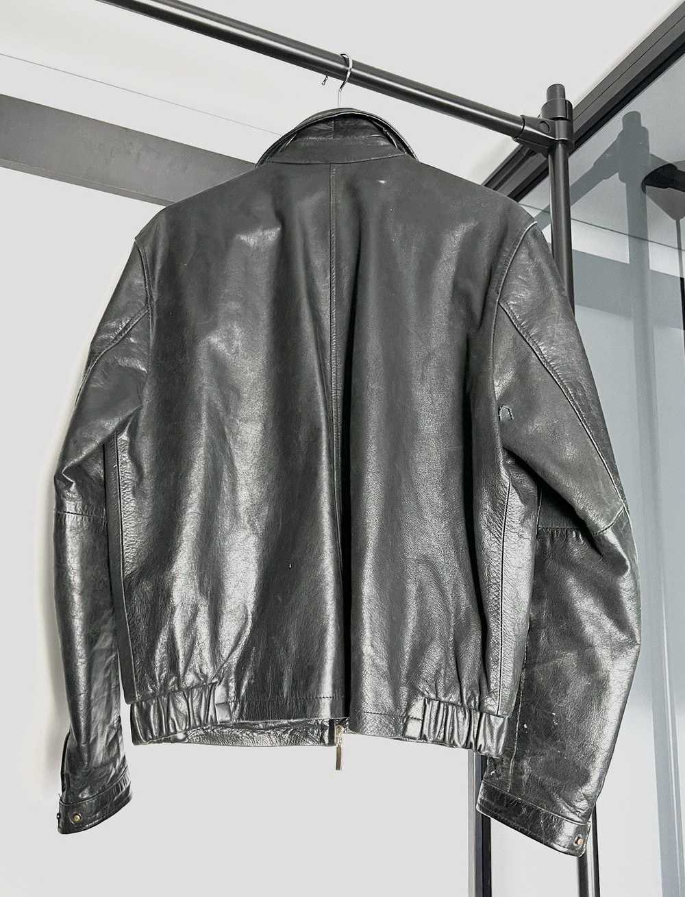 Chevignon × Vintage Chevignon very worn leather b… - image 8