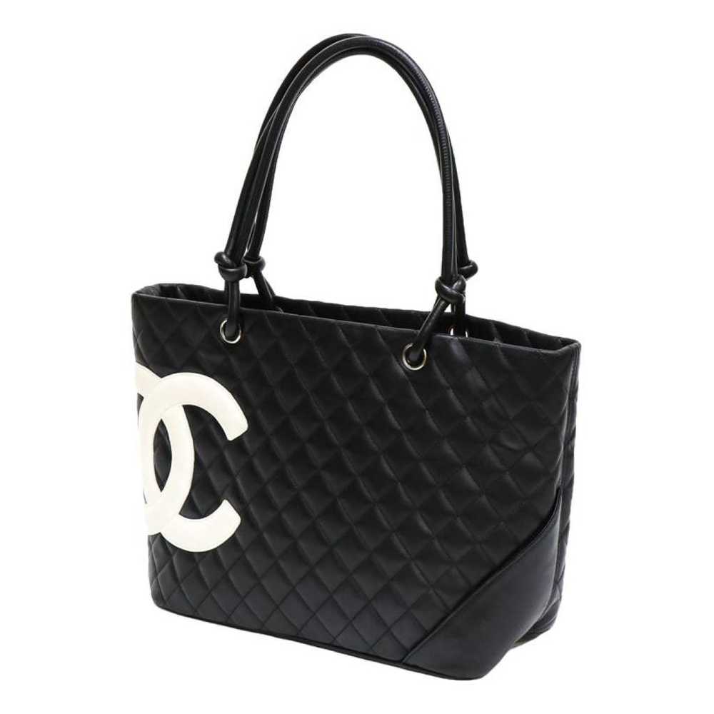 Chanel Cambon leather handbag - image 1