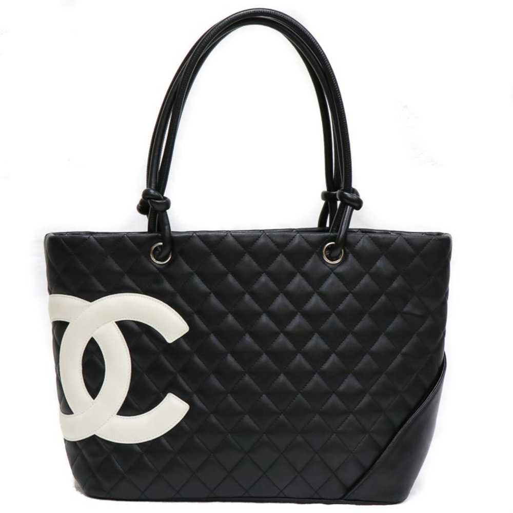 Chanel Cambon leather handbag - image 2