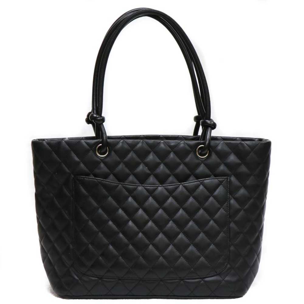 Chanel Cambon leather handbag - image 4