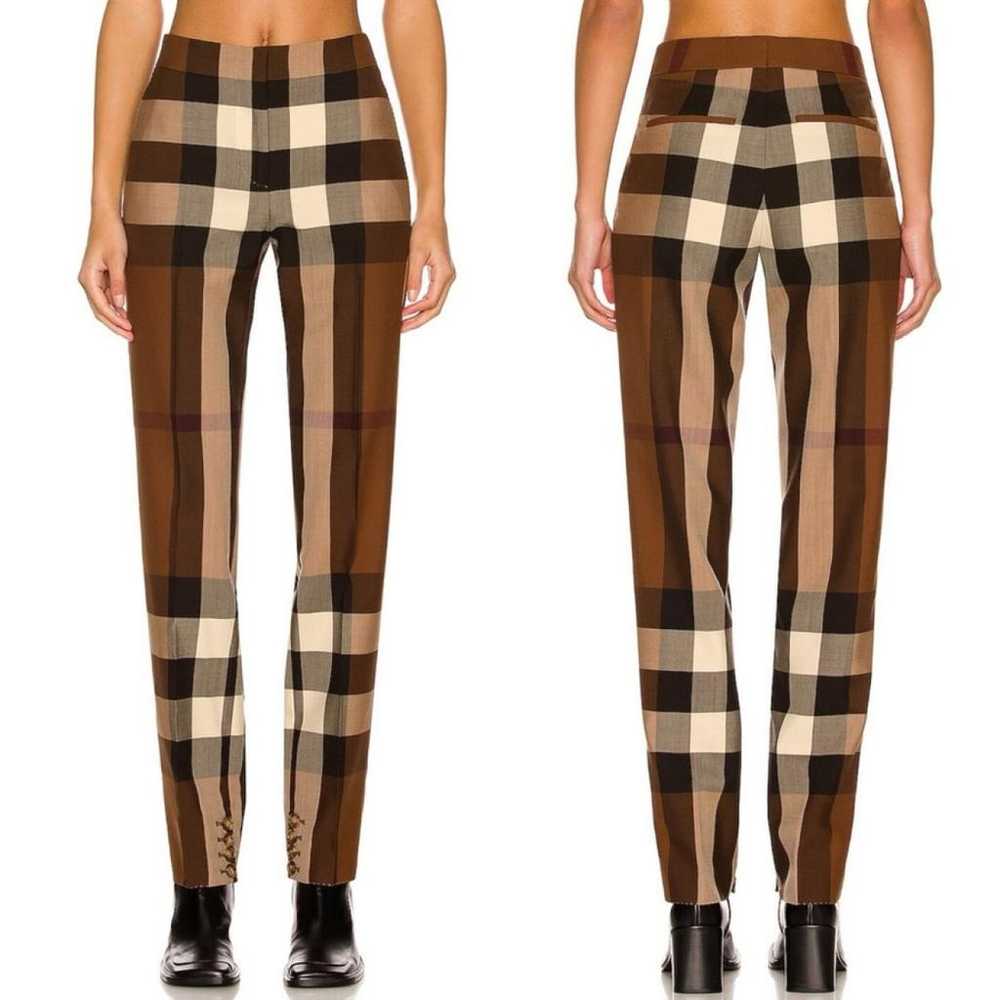 Burberry Wool trousers - image 4