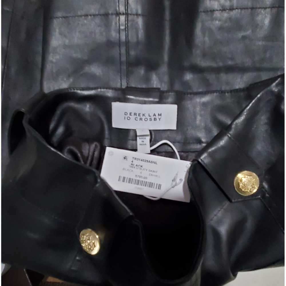Derek Lam Leather mini skirt - image 3