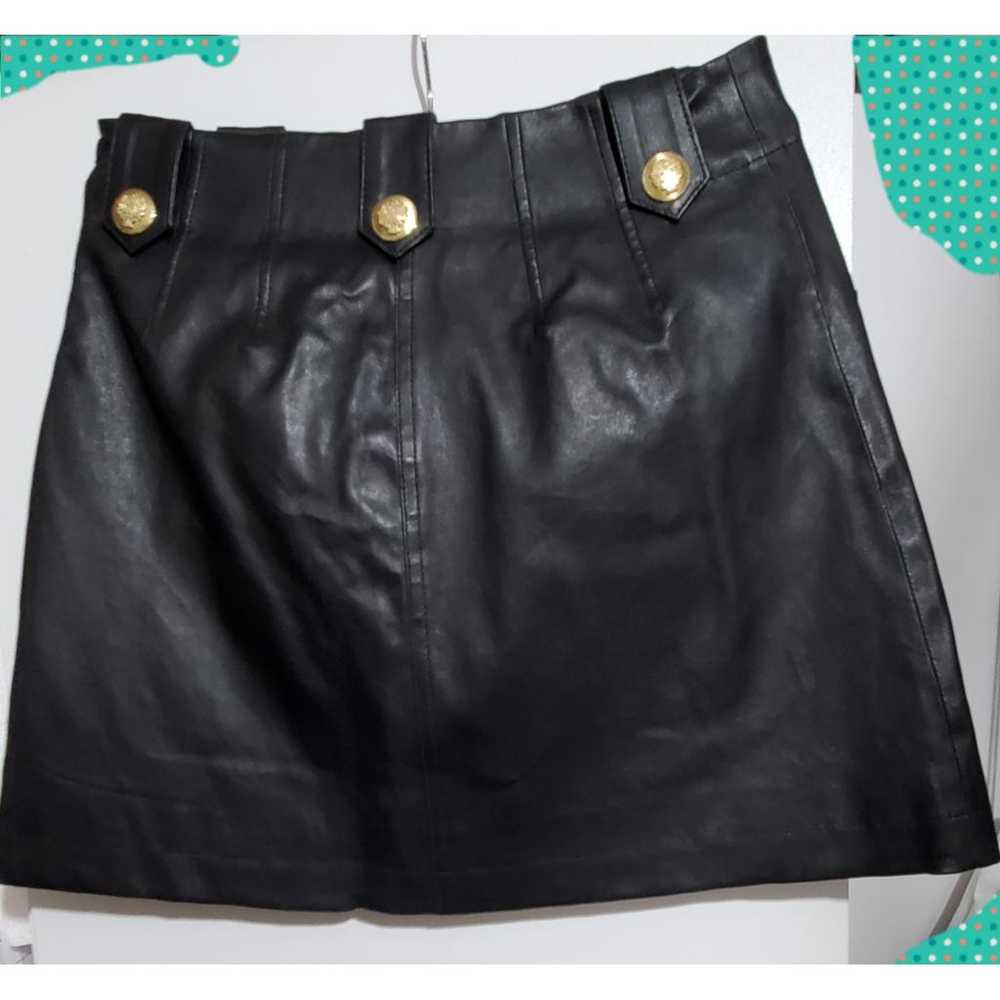 Derek Lam Leather mini skirt - image 4