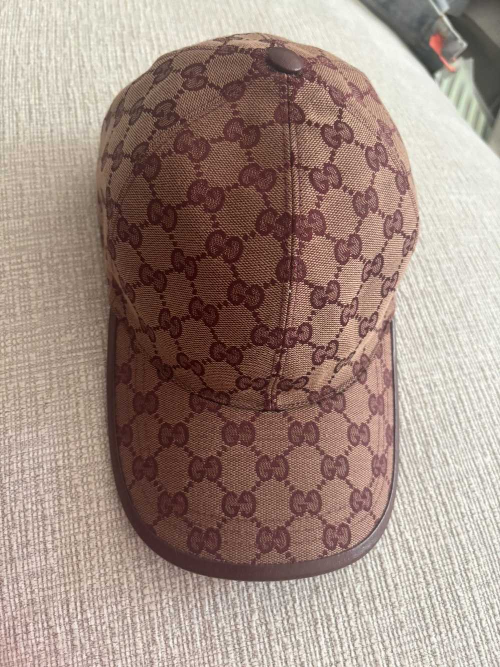 Gucci Burgandy Gucci Hat - image 1